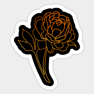 Beautiful rose picture Sticker